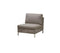 Cane-Line Denmark Taupe - Cane-line Weave / Taupe - Cane-line Natté w/QuickDry & Airflow system Connect single seater module (5498)