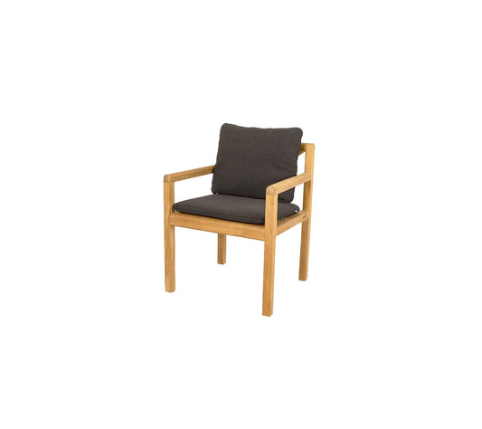 Cane-Line Denmark Teak / Dark grey - Cane-line Focus Grace chair (54600)
