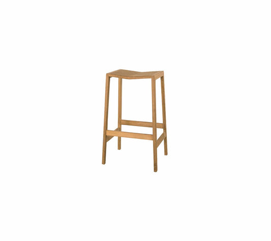 Cane-Line Denmark Teak Flip bar chair, stackable (54061)