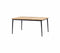 Cane-Line Denmark Teak w/Lava grey aluminium Core dining table, 160x90 cm, incl. teak table top (50127)