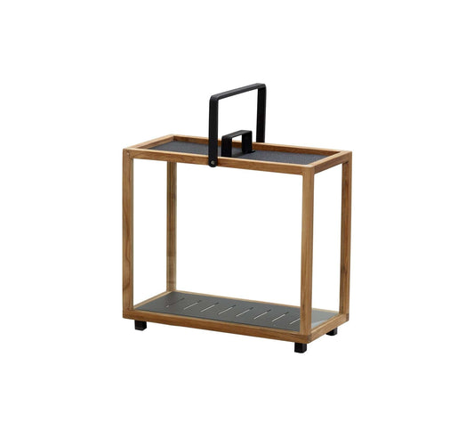 Cane-Line Denmark Umbrella Base Teak w/Lava grey aluminium Cane-Line - Lighthouse lantern, rectangular, teak/aluminium | 5726