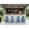 Capterra Casual Outdoor Barstool Pacific Blue Capterra Casual Barstool | Heavy Weight Capacity | 100% Recycled Plastic (OVERSTOCK)