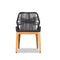Harmonia Living - Carl Reclaimed Teak and Rope Dining Side Chair | CARL-RP-DSC