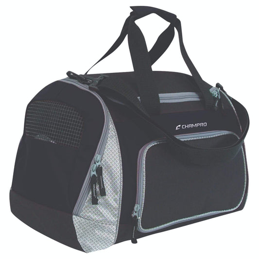 Champro Sports : Soccer Champro Pro Plus Gear Bag 24 in x 14 in x 12 in Black Navy