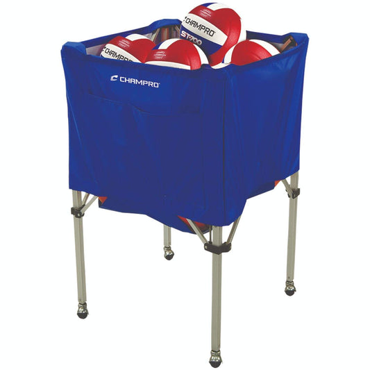 Champro Sports : Volleyball Champro Fold Up Rolling Ball Cart