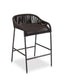 CO9 Design Black Belmont Counter Stool - Black/Taupe