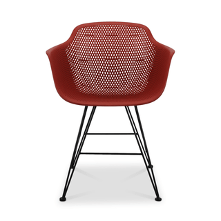 CO9 Design Madi Arm Chair, Grey/Lagoon/Navy/Red/White - Set of 2