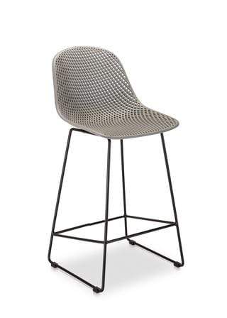 CO9 Design Madi Counter Stool, Grey - Set of 2