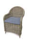 CO9 Design Sky Julia Dining Chair w/ Dune/Sky Cushion - Set of 2