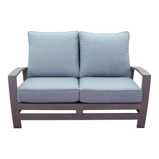 Courtyard Casual Conversation Set Courtyard Casual - Cabo Motion 4 pc Loveseat Coffee Table Set | 5284