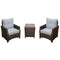 Courtyard Casual Conversation Set Courtyard Casual - Costa Mesa Three Piece Set - Brown | 5237