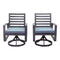 Courtyard Casual Courtyard Casual - Cabo Alum 2 Swivel Rocker Dining Chairs | 5267