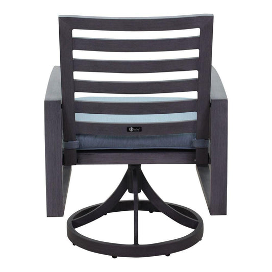 Courtyard Casual Courtyard Casual - Cabo Alum 2 Swivel Rocker Dining Chairs | 5267