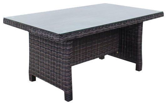 Courtyard Casual Courtyard Casual - Chelshire Chow Height Dining Table
Woven Top with Clear Glass | 5254