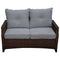 Courtyard Casual Courtyard Casual - Costa Mesa Loveseat - Brown | 5236
