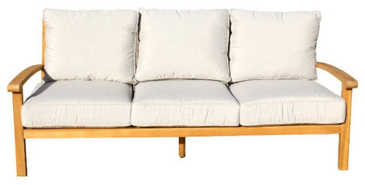 Courtyard Casual Courtyard Casual - Heritage Teak 4 Piece Motion Seating Set with Sofa, Coffee Table and 2 Swivel Gliders | 5472