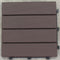 Courtyard Casual Courtyard Casual - Plastic 12" x 12" Deck Tile Pack of 9 in Chocolate | 5926