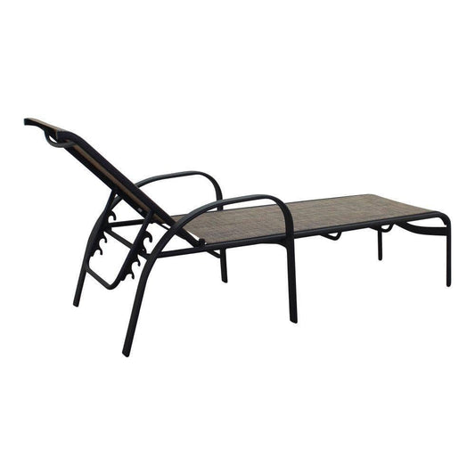 Courtyard Casual Courtyard Casual - Santa Fe 2 Aluminum Chaise Lounges in Java | 5661
