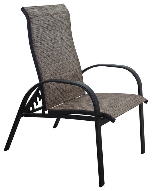 Courtyard Casual Courtyard Casual - Santa Fe 2 Aluminum Sling Reclining Chairs in Java | 5668