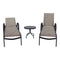 Courtyard Casual Courtyard Casual - Santa Fe 3 pc Set in Java with 2 Chaise Lounges and 1 Round 20" End Table | 5679