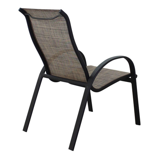 Courtyard Casual Courtyard Casual - Santa Fe 4 Aluminum Sling Chairs in Java | 5662