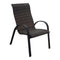 Courtyard Casual Courtyard Casual - Santa Fe 4 Wicker Chairs with Java Frame | 5665