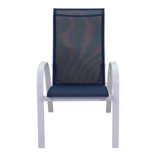 Courtyard Casual Courtyard Casual - Santa Fe 5 pc Fire Pit Set in White with 1 Square Fire Pit and 4 Wicker Spring Chairs | 5637