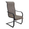 Courtyard Casual Courtyard Casual - Santa Fe 6 Aluminum Spring Chairs in Java | 5664