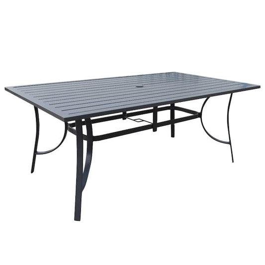 Courtyard Casual Courtyard Casual - Santa Fe 7 Piece 84" Rectangle Dining Table and 6 Spring Chairs | 5396