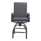Courtyard Casual Courtyard Casual - Santa Fe Dark Gray Aluminum Sling Swivel Balcony Stool | 5720