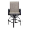Courtyard Casual Courtyard Casual - Santa Fe Java Aluminum Sling Swivel Balcony Stool | 5730