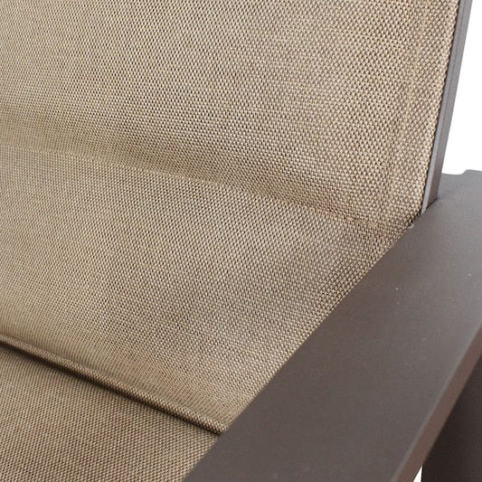 Courtyard Casual Courtyard Casual - Santorini 7 Piece Mixed Dining Set 70" Rectangle Table with 2 Padded Swivel Sling Chairs and 4 Dining Chairs | 5313