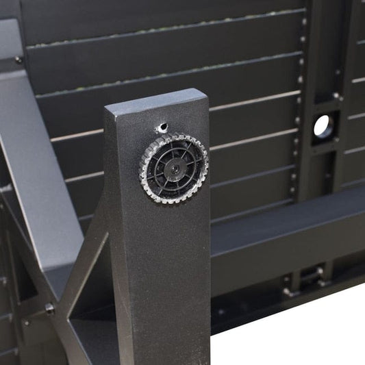 Courtyard Casual Courtyard Casual - Santorini 7 Piece Mixed Dining Set 70" Rectangle Table with 2 Padded Swivel Sling Chairs and 4 Dining Chairs | 5349