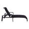 Courtyard Casual Courtyard Casual - Santorini Black Aluminum 2 Padded Sling Chaise Lounge Chairs | 5786