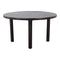 Courtyard Casual Courtyard Casual - Santorini Black Aluminum 54" Round Dining Table with Umbrella Hole | 5944