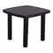 Courtyard Casual Courtyard Casual - Santorini Black Aluminum Boat Shape 24" Square End Table | 5788