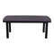 Courtyard Casual Courtyard Casual - Santorini Black Aluminum Boat Shaped 48" Rectangle Coffee Table | 5787