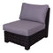 Courtyard Casual Courtyard Casual - St Lucia Silver Oak Armless Middle Chair with Cushions | 5893