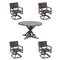 Courtyard Casual Courtyard Casual - Venice 5 Piece Round Motion Dining Set 48" Round Dining Table and 4 Swivel Spring Dining Chairs | 5341
