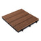 Courtyard Casual Deck Tile Courtyard Casual - WPC Brown Decking Tile, 9 pc Set | 5120