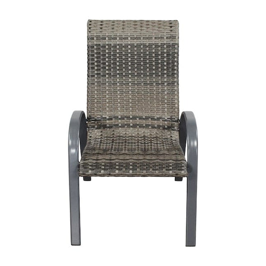 Courtyard Casual Gas Fire Pit Courtyard Casual - Santa Fe 4 Wicker Chairs | 5169