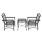 Courtyard Casual Outdoor Bistro Set Courtyard Casual - Black Steel French Quarter Outdoor 3pc Bistro Set | 5156