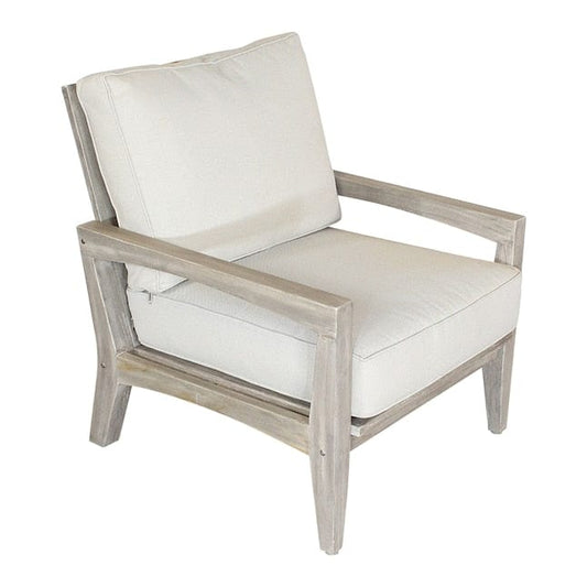 Courtyard Casual Outdoor Bistro Set Courtyard Casual - Surf Side Teak 3 Piece Bistro Set with 1 Side Table and 2 Club Chairs | 5453