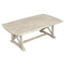 Courtyard Casual Outdoor Coffee Table Courtyard Casual - Driftwood Gray Teak Surf Side Outdoor Coffee Table | 5015