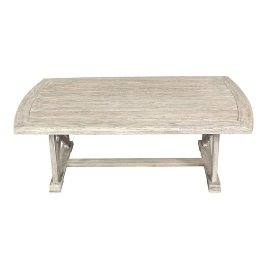 Courtyard Casual Outdoor Coffee Table Courtyard Casual - Driftwood Gray Teak Surf Side Outdoor Coffee Table | 5015