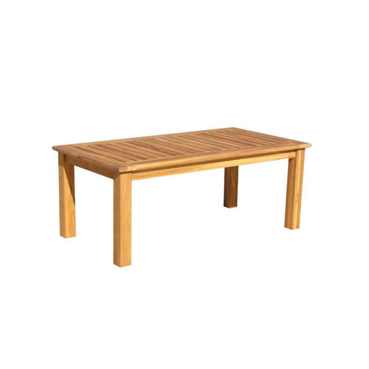 Courtyard Casual Outdoor Coffee Table Courtyard Casual - Natural Teak Heritage Outdoor Teak Coffee Table | 5032
