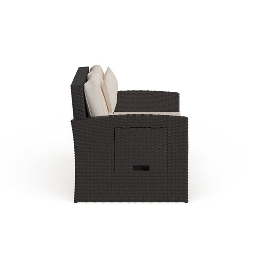 Courtyard Casual Outdoor Daybed Courtyard Casual - Miranda Outdoor Loveseat to Daybed Combo with Cushions | 5007