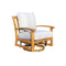 Courtyard Casual Outdoor Dining Chair Courtyard Casual - Natural Teak Heritage Outdoor Teak Swivel Chair | 5029