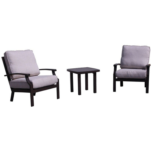 Courtyard Casual Outdoor Dining Chairs Courtyard Casual - Madison 3 pc Chat Set
Includes: Two Club Chairs and one End Table | 5328