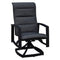 Courtyard Casual Outdoor Dining Chairs Courtyard Casual - Santorini 2 Padded-Sling Swivel Dining Chairs | 5199